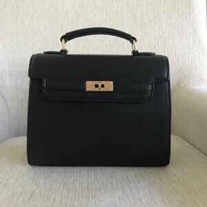 Neiman Marcus Top Handle Leather Satchel Bag